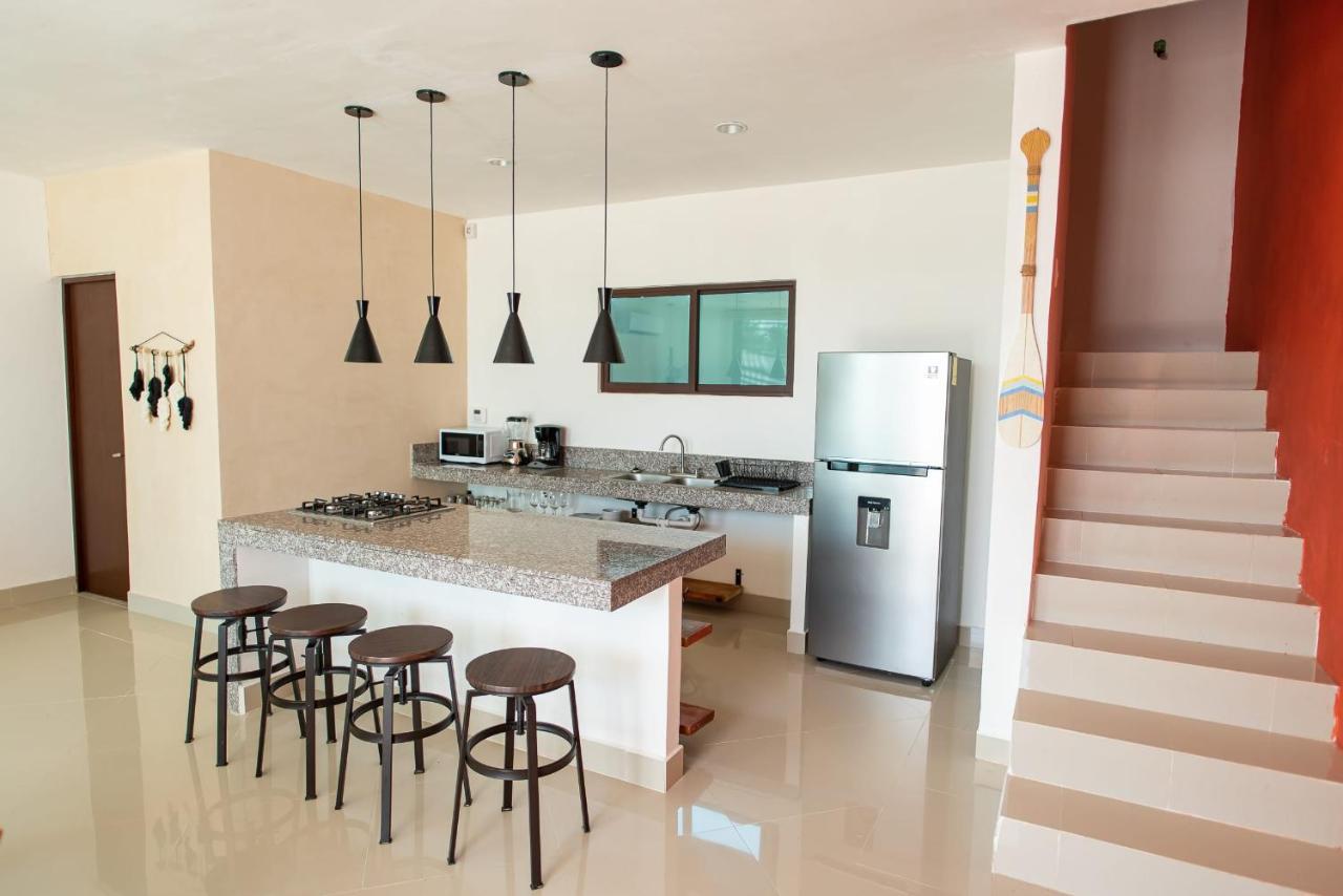 97982 New Modern Villa, Private Pool, High Internet Speed, 2 Blocks From The Beach Pueblo Pueblo Chicxulub Exteriér fotografie