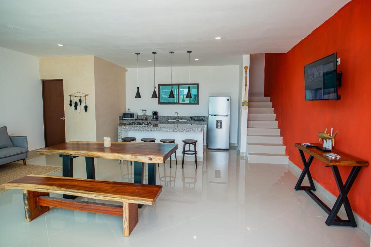 97982 New Modern Villa, Private Pool, High Internet Speed, 2 Blocks From The Beach Pueblo Pueblo Chicxulub Exteriér fotografie