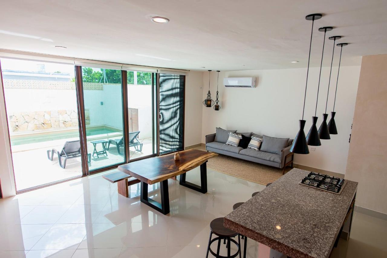 97982 New Modern Villa, Private Pool, High Internet Speed, 2 Blocks From The Beach Pueblo Pueblo Chicxulub Exteriér fotografie