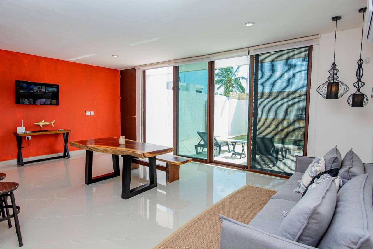 97982 New Modern Villa, Private Pool, High Internet Speed, 2 Blocks From The Beach Pueblo Pueblo Chicxulub Exteriér fotografie